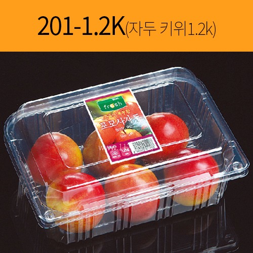 과일용기 201-1.2K 자두/키위1.2kg(300개)