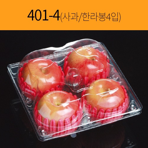 과일용기 401-4 사과/한라봉4입(250개)